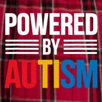 Powered By Autism For Autism Awareness Men's Flannel Plaid Pajama Pants thumb 2