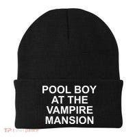 Pool Boy At The Vampire Mansion Beanie thumb 0