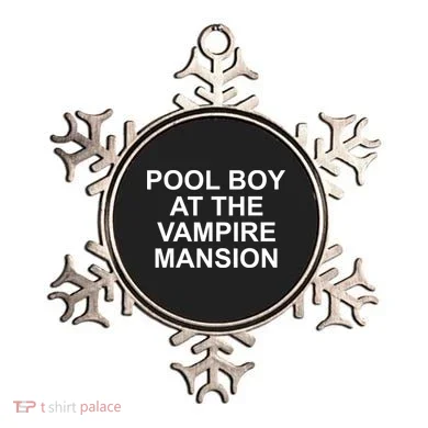 Pool Boy At The Vampire Mansion Ornament