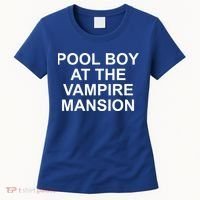 Pool Boy At The Vampire Mansion Women's T-Shirt thumb 0