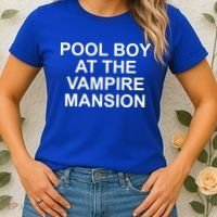 Pool Boy At The Vampire Mansion Women's T-Shirt thumb 2