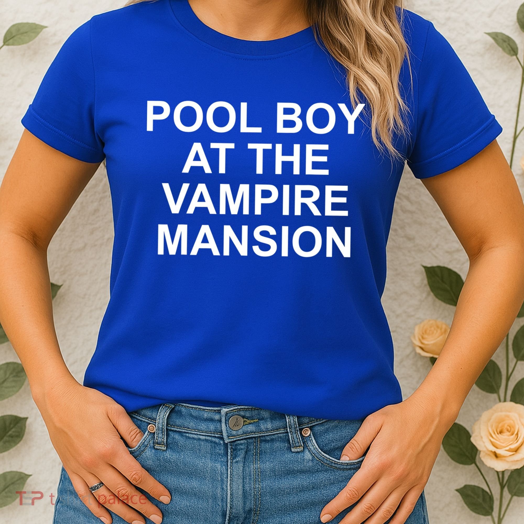 Pool Boy At The Vampire Mansion Women's T-Shirt