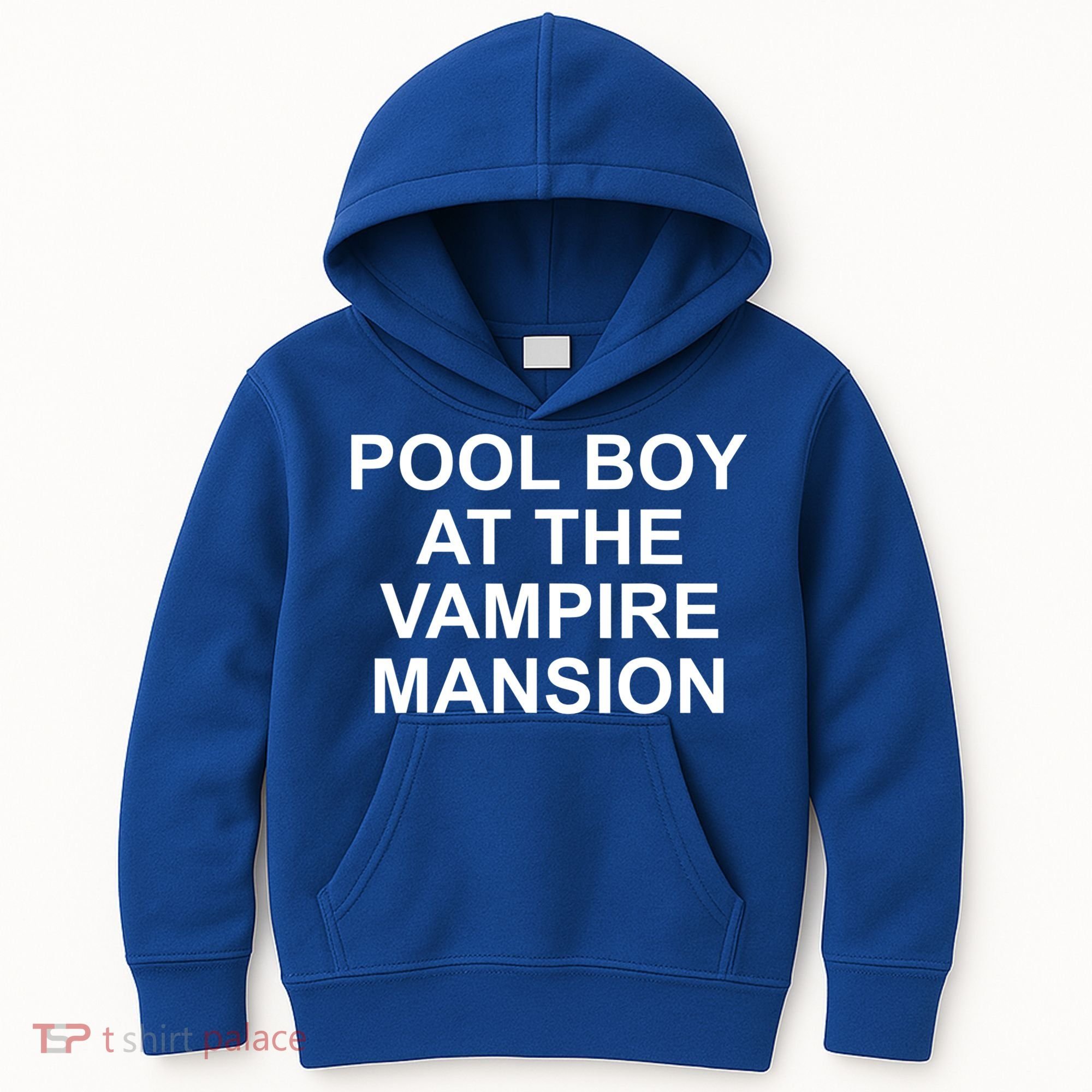 Pool Boy At The Vampire Mansion Kids Hoodie