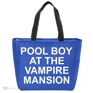 Pool Boy At The Vampire Mansion Tote Bag