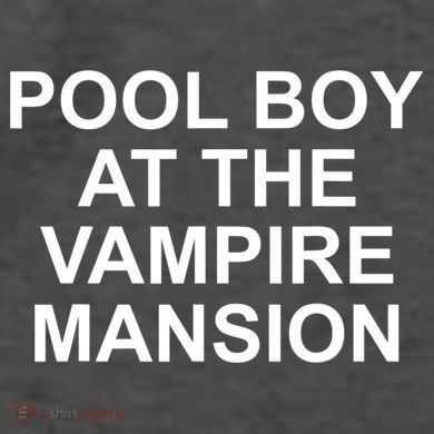 Pool Boy At The Vampire Mansion Vector Backpack