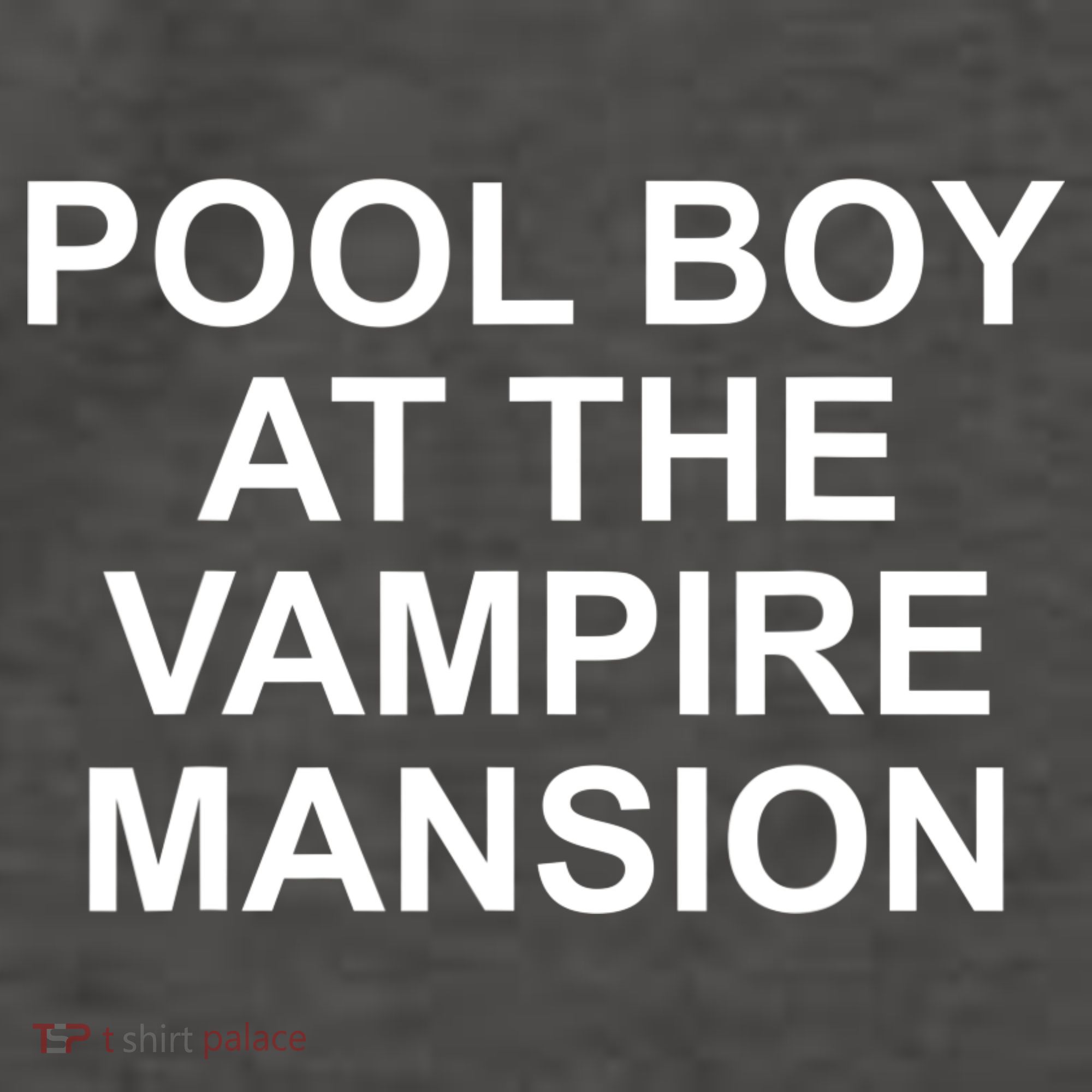 Pool Boy At The Vampire Mansion Vector Backpack