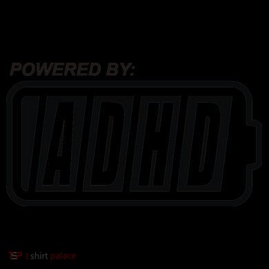 Powered By ADHD Stripe Pom Pom Beanie