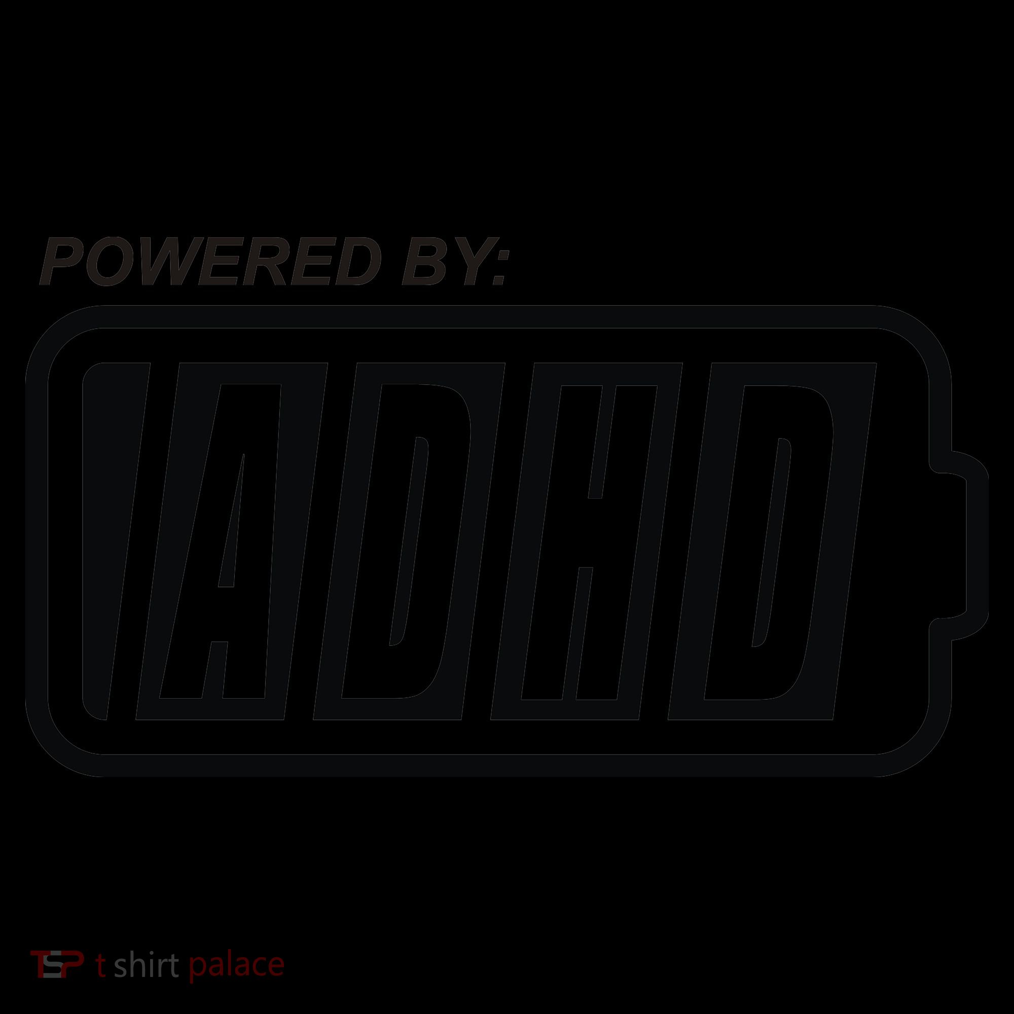 Powered By ADHD Toddler Hoodie