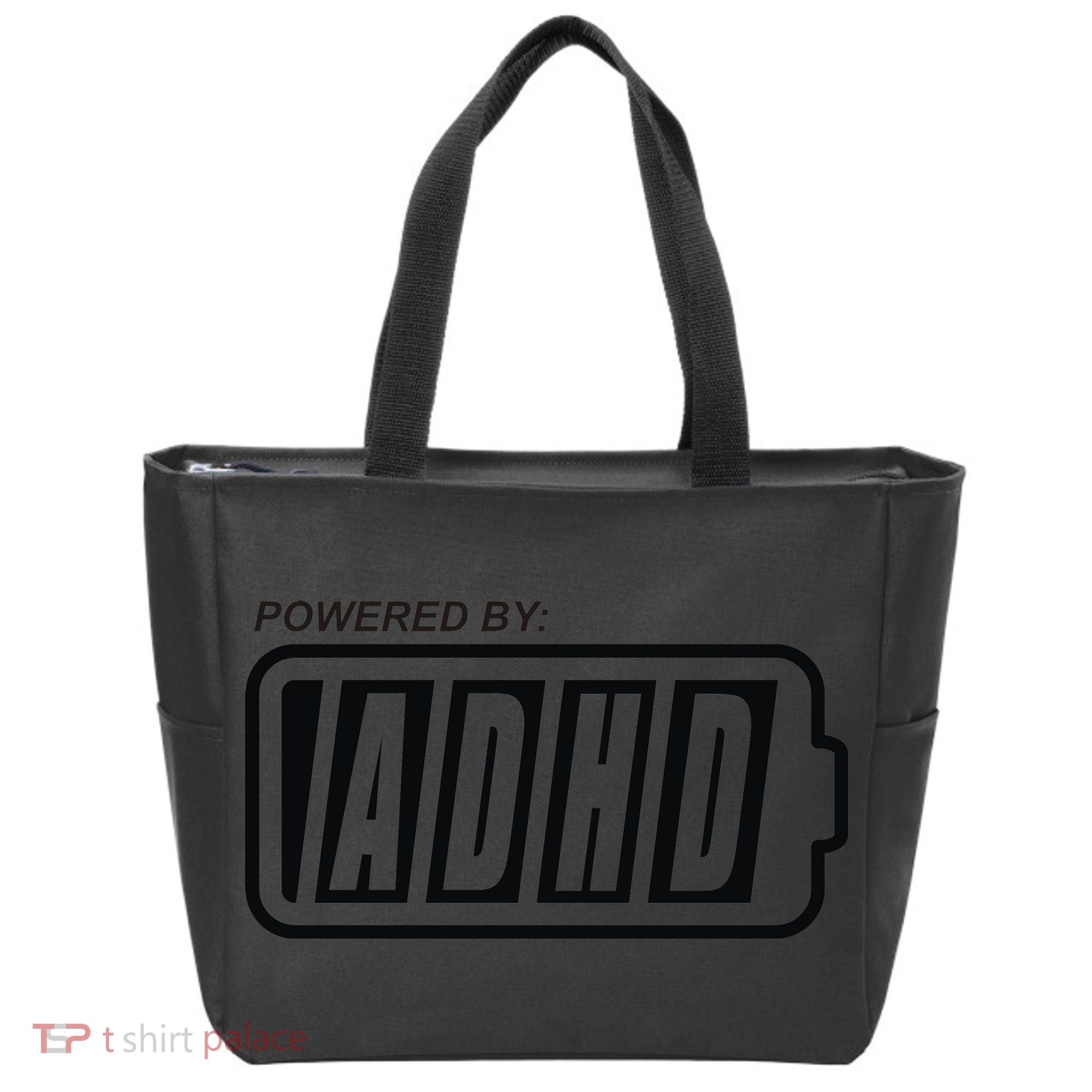 Powered By ADHD Tote Bag