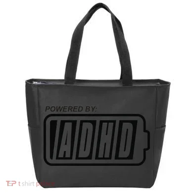 Powered By ADHD Tote Bag
