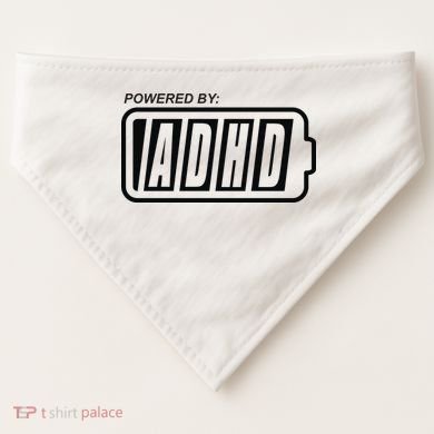 Powered By ADHD USA-Made Doggie Bandana