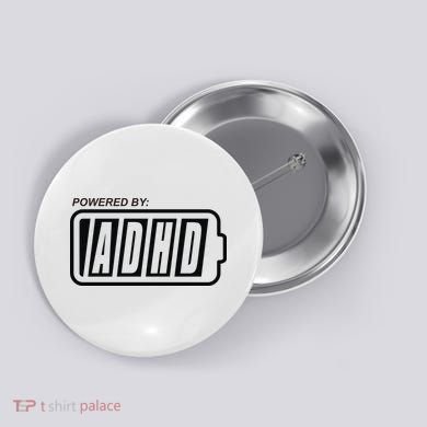Powered By ADHD Button