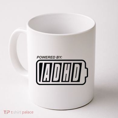 Powered By ADHD Coffee Mug