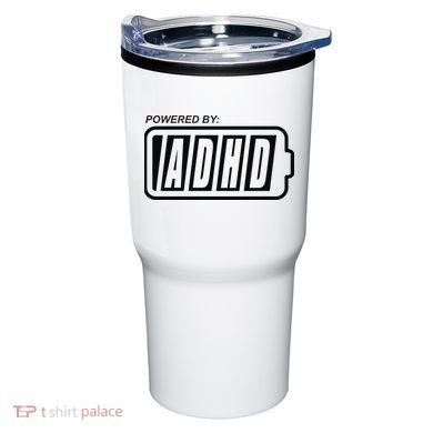 Powered By ADHD Tumbler