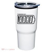 Powered By ADHD Tumbler thumb 0