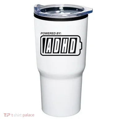 Powered By ADHD Tumbler