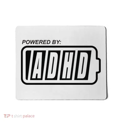 Powered By ADHD Mousepad