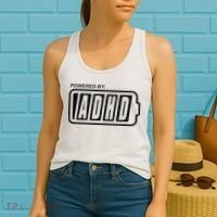 Powered By ADHD Women's Tank Top thumb 2