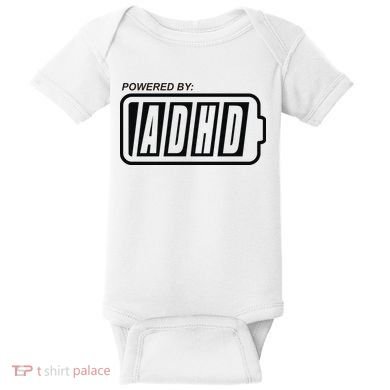 Powered By ADHD Baby Bodysuit