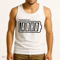 Powered By ADHD Tank Top thumb 3