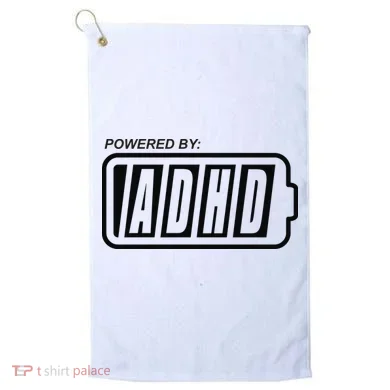 Powered By ADHD Golf Towel