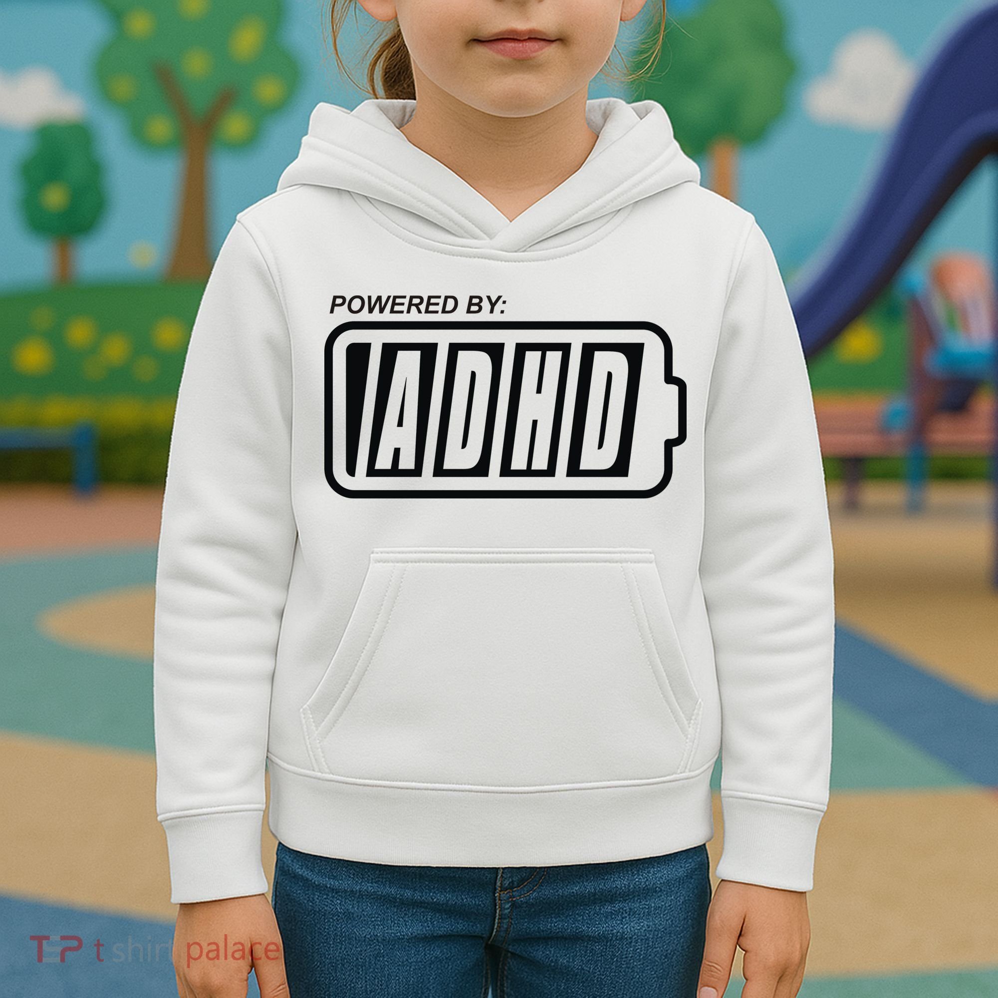 Powered By ADHD Kids Hoodie