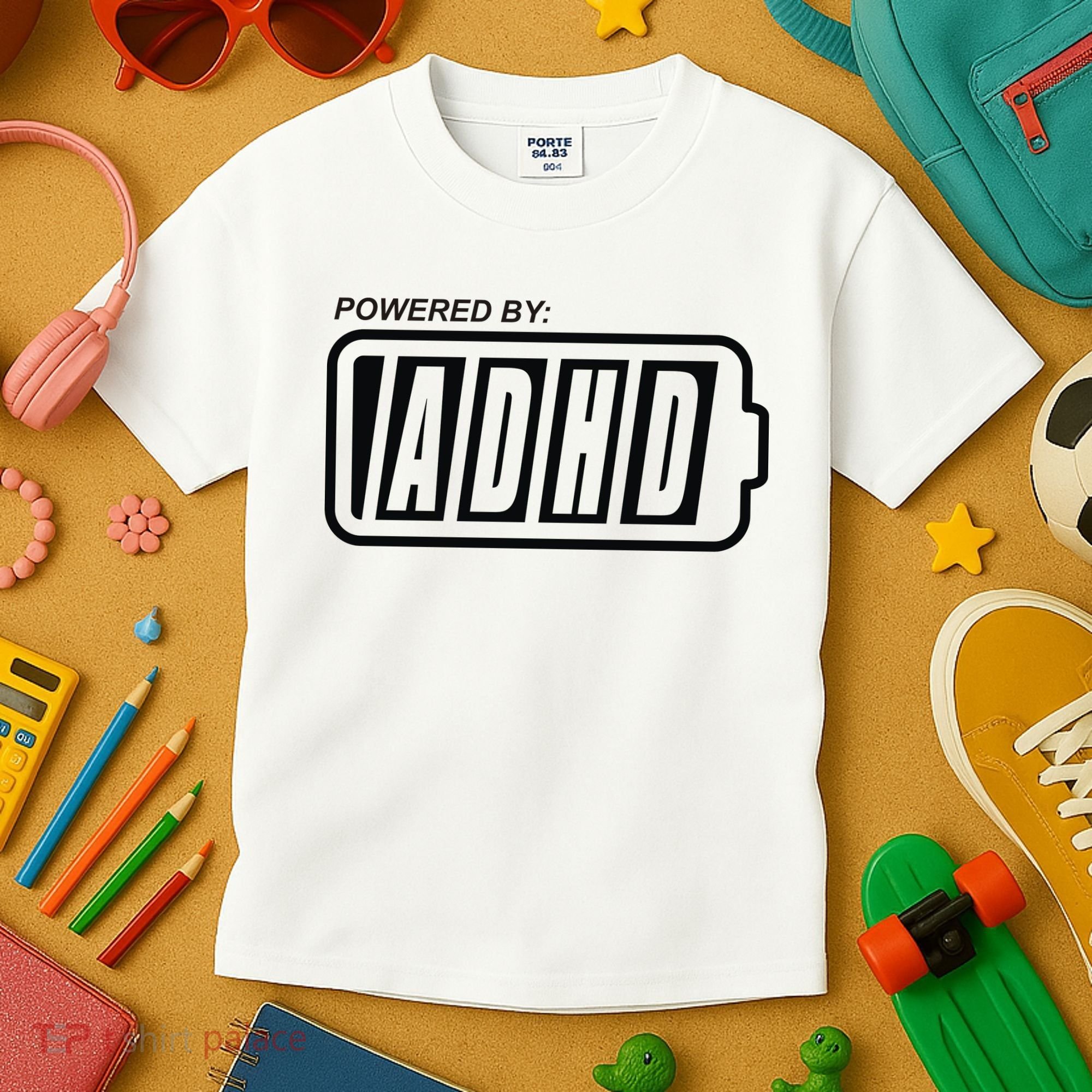 Powered By ADHD Kids T-Shirt
