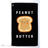 Peanut Butter And Jelly Best Friend Matching Golf Towel thumb 0