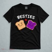 Peanut Butter And Jelly Best Friends Cartoon Food T-Shirt thumb 5