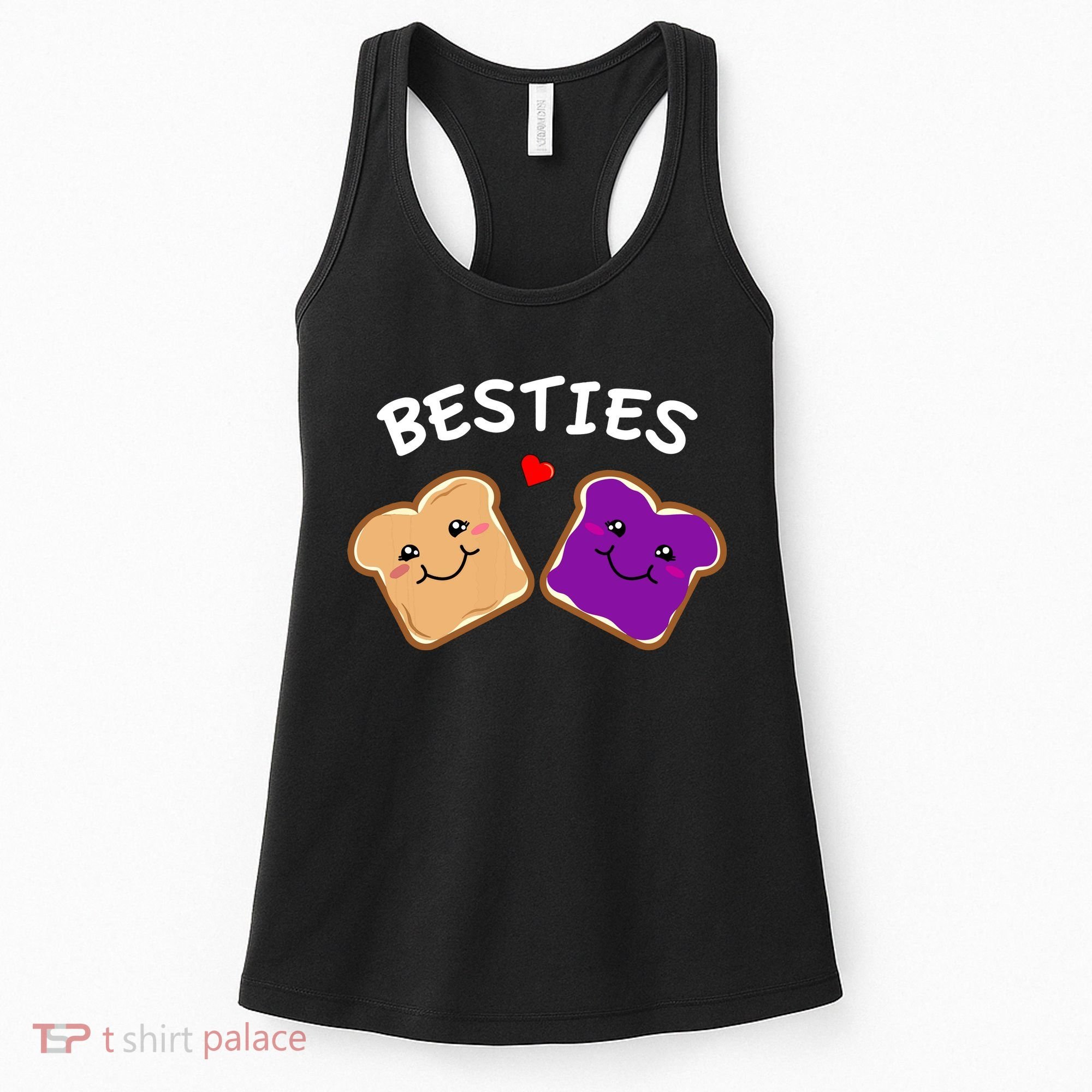Peanut Butter And Jelly Best Friends Cartoon Food Women's Tank Top