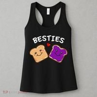 Peanut Butter And Jelly Best Friends Cartoon Food Women's Tank Top thumb 3