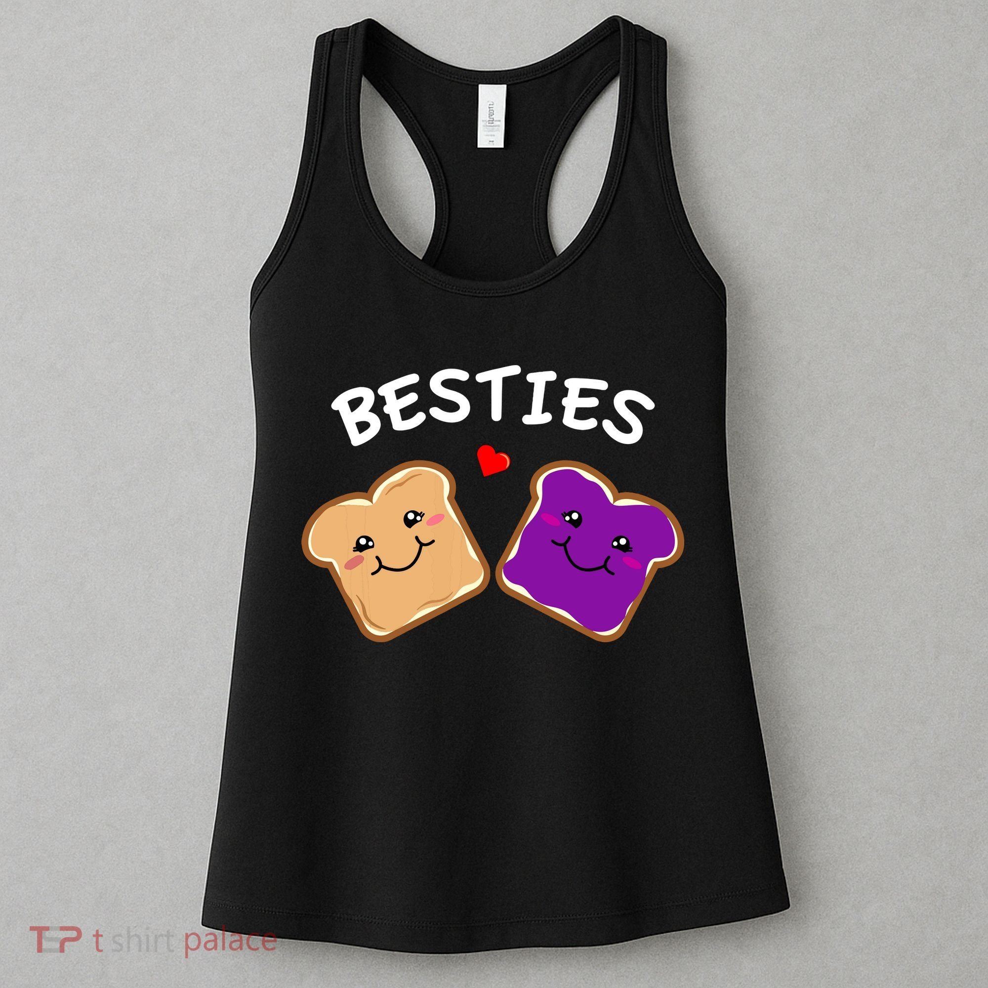 Peanut Butter And Jelly Best Friends Cartoon Food Women's Tank Top