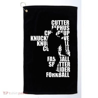 Pitcher Baseball Apparel Baseball Golf Towel