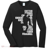 Pitcher Baseball Apparel Baseball Women's Long Sleeve Shirt thumb 0