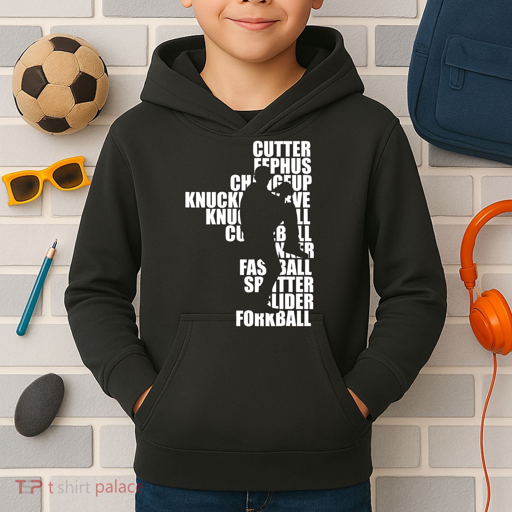 Pitcher Baseball Apparel Baseball Kids Hoodie