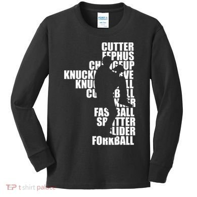 Pitcher Baseball Apparel Baseball Kids Long Sleeve Shirt