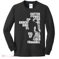 Pitcher Baseball Apparel Baseball Kids Long Sleeve Shirt thumb 0