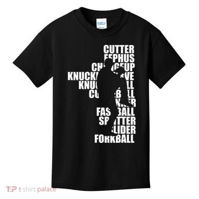 Pitcher Baseball Apparel Baseball Kids T-Shirt