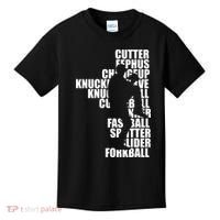 Pitcher Baseball Apparel Baseball Kids T-Shirt thumb 0