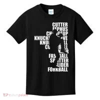 Pitcher Baseball Apparel Baseball Kids T-Shirt thumb 0