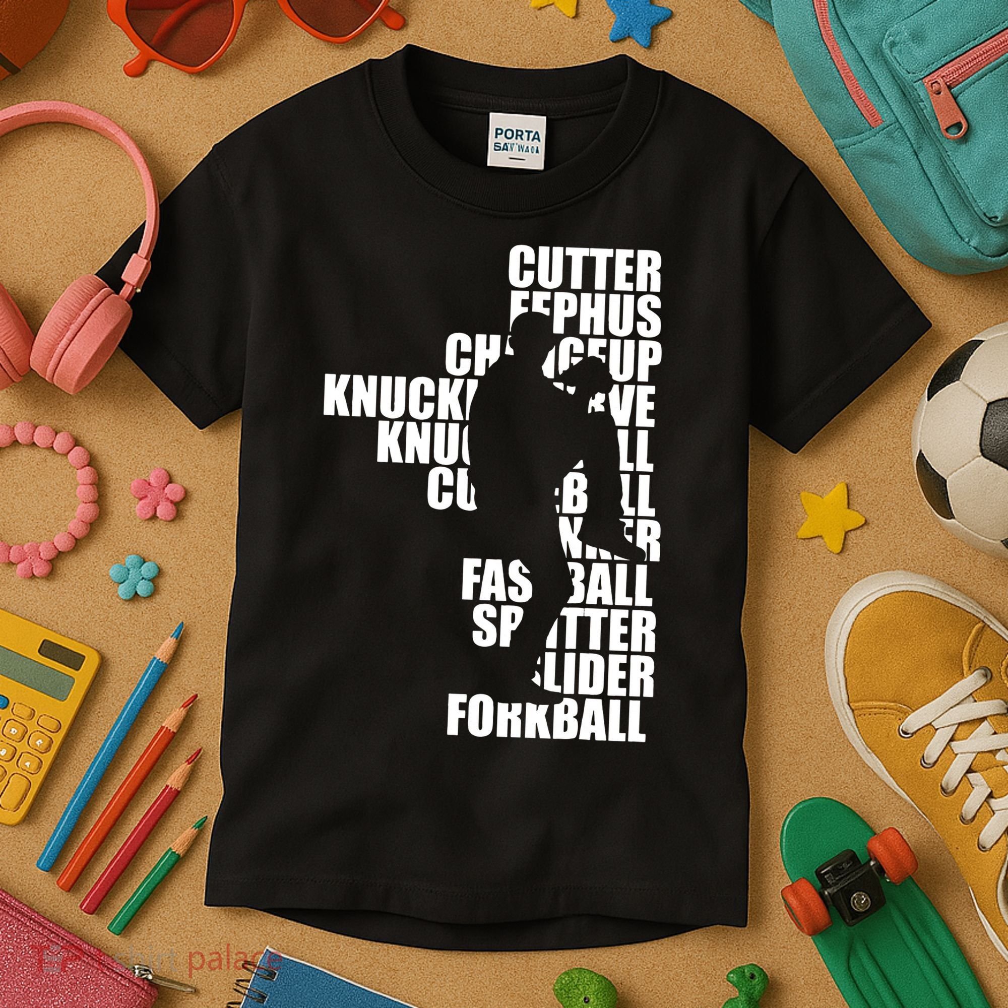 Pitcher Baseball Apparel Baseball Kids T-Shirt