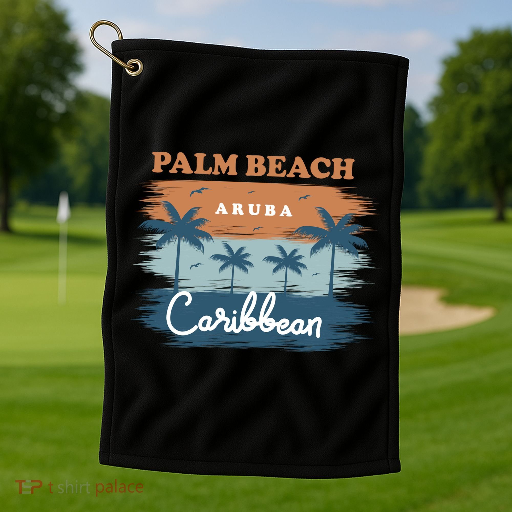 Palm Beach Aruba Golf Towel