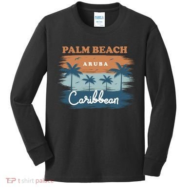 Palm Beach Aruba Kids Long Sleeve Shirt