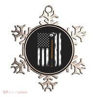 Patriotic Billiards American Flag Billiard Pool Player Gift Ornament thumb 0