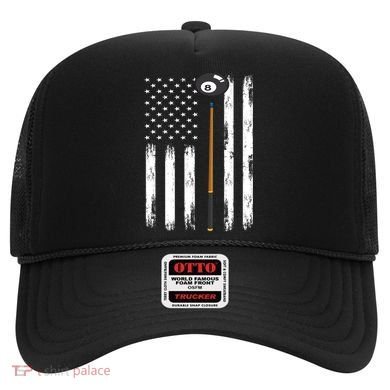 Patriotic Billiards American Flag Billiard Pool Player Gift Hat