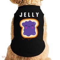Peanut Butter And Jelly Best Friend Matching Doggie Tank thumb 0
