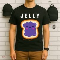 Peanut Butter And Jelly Best Friend Matching T-Shirt thumb 6