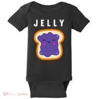 Peanut Butter And Jelly Best Friend Matching Baby Bodysuit thumb 0