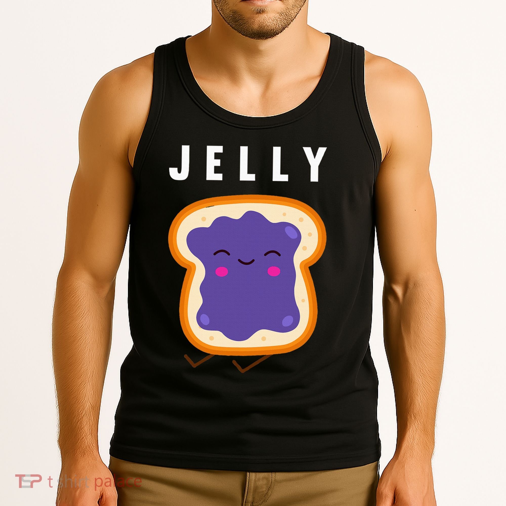 Peanut Butter And Jelly Best Friend Matching Tank Top