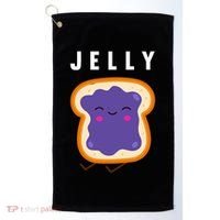 Peanut Butter And Jelly Best Friend Matching Golf Towel thumb 0